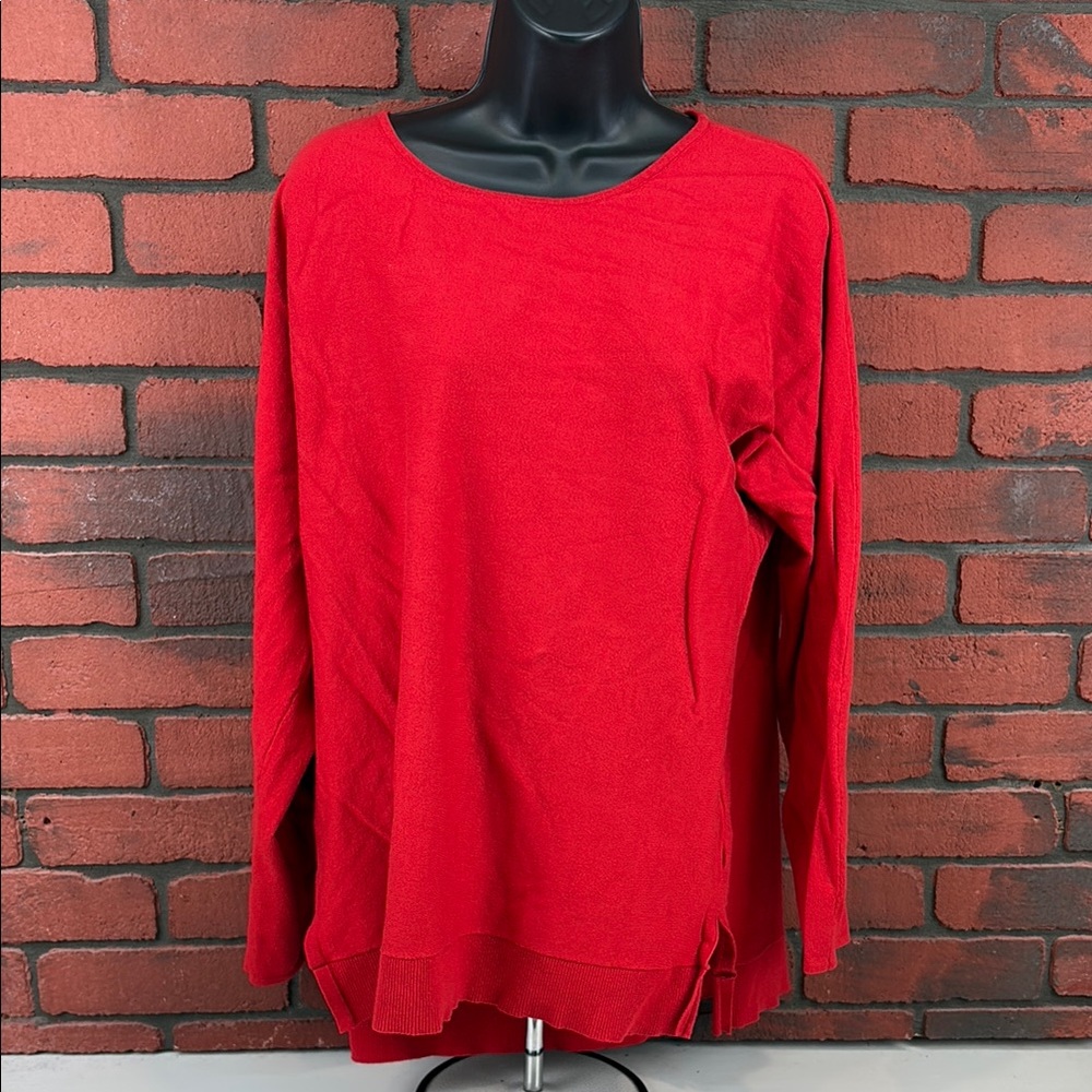 Michael‎ Kors Sweater Womens XL Red